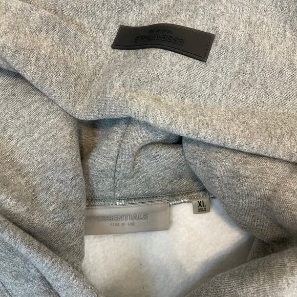 Essentials Fear of God Hoodie XL Dark Oatmeal NWT Pullover Sweatshirt Streetwear - Picture 4 of 11